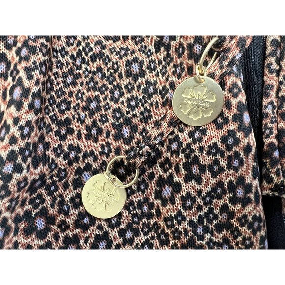 Kulani Kinis Long Sleeve Cut Out Dress in Kosmic Kat - Picture 4 of 7